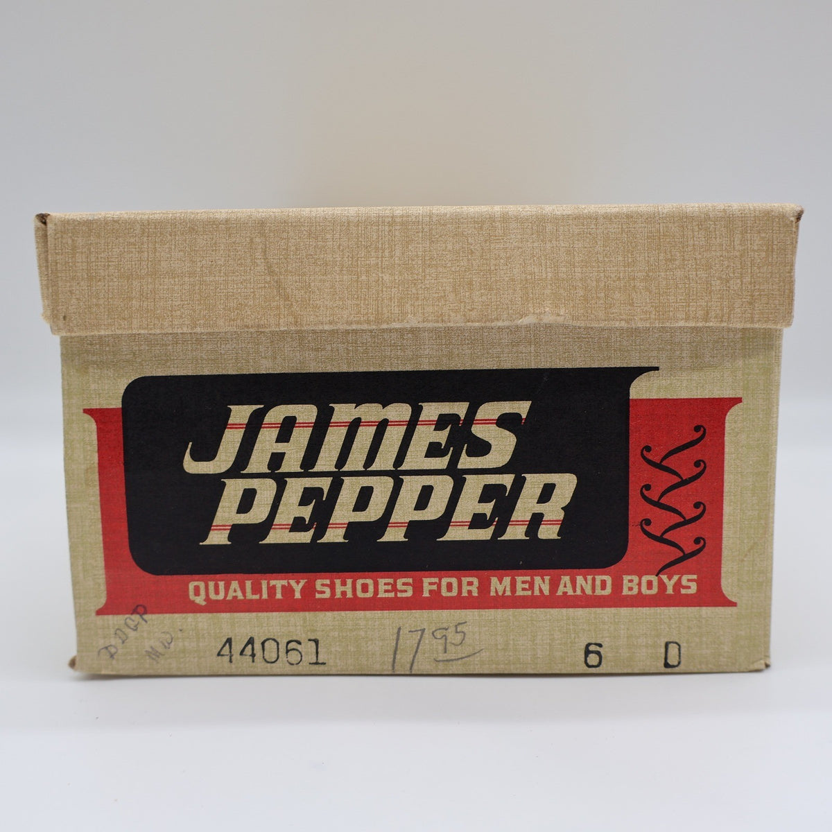 James Pepper Vintage 60s 70s Moc Toe Oxford Shoes Mens 6D Rust Suede Deadstock - take2supply