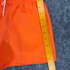 Fruit of the Loom Vintage 70s Gym Shorts Youth XS Orange Cotton NWT - take2supply