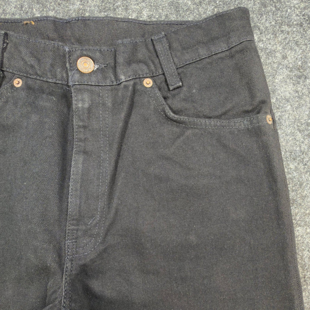 Levi's Vintage 90s 550 Relaxed Jeans Student 30x32 Black Made in USA NWT C100 - take2supply