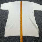 Marquis Vintage 90s Knit Top Mens Small Cream Cotton Acrylic NWT - take2supply