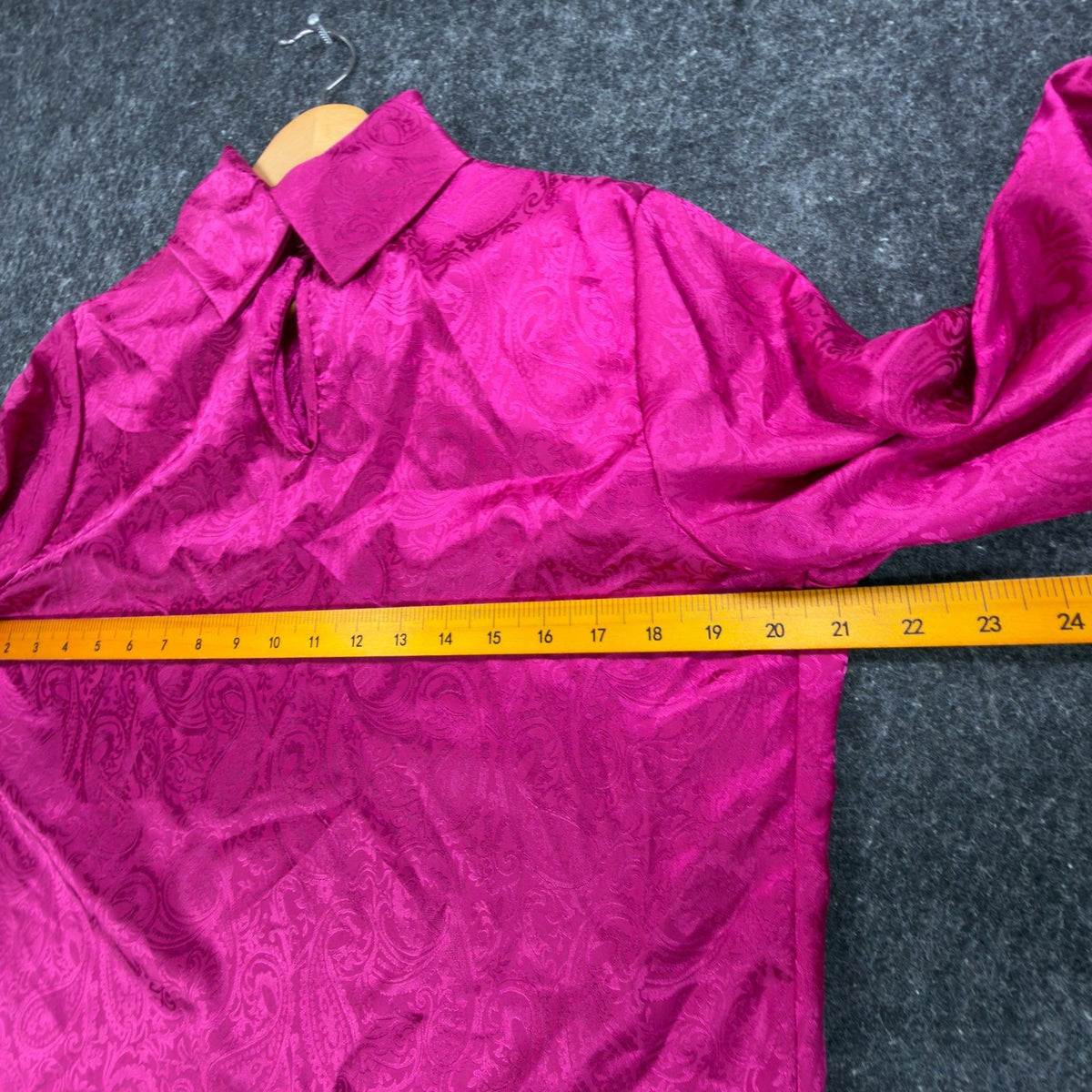 Laura Mae Vintage 80s Blouse Womens 8 Pink Polyester NWT - take2supply