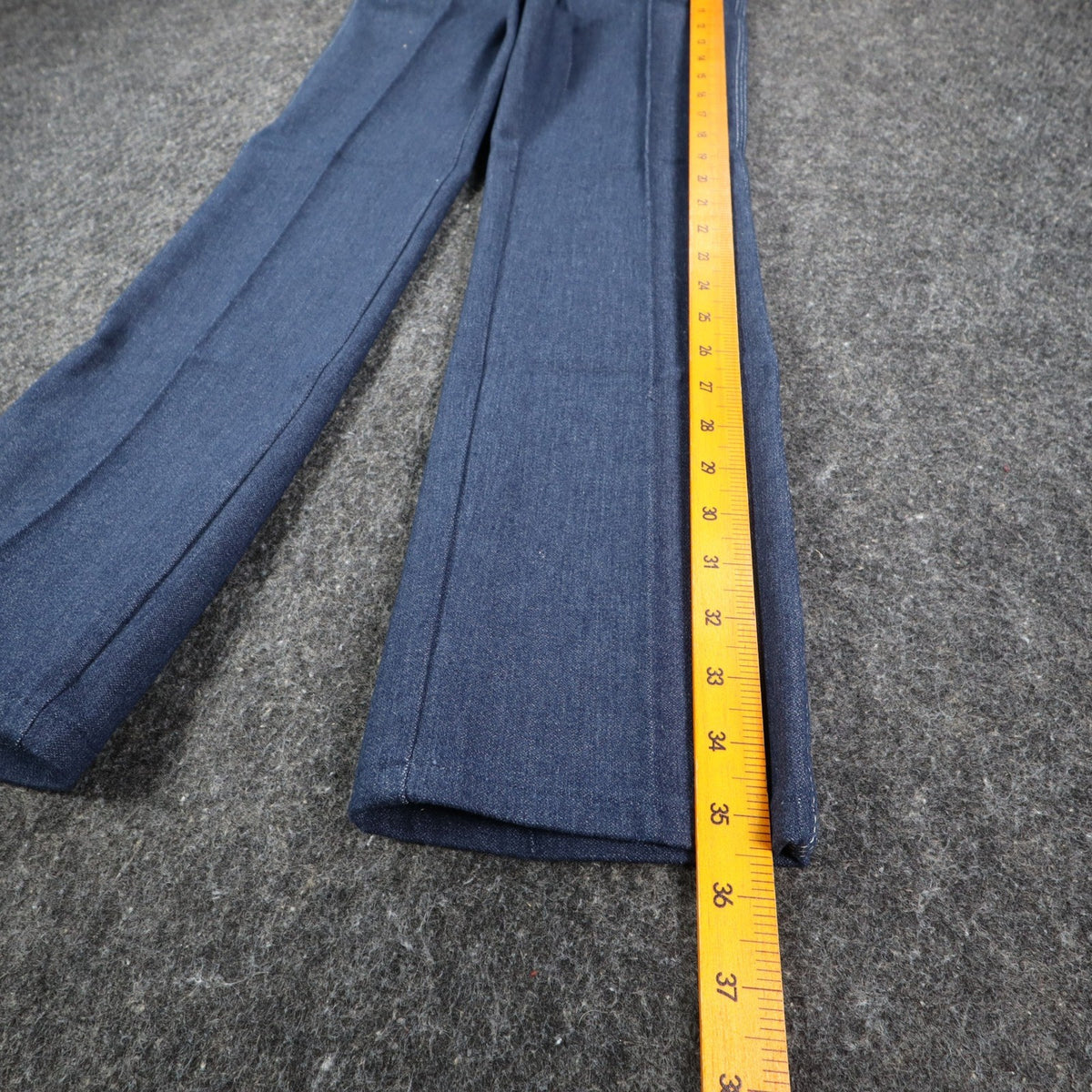 Maverick Jeans Boys 12 Slim 24x27 Vintage 70s Blue Cotton Poly Straight Leg USA - take2supply