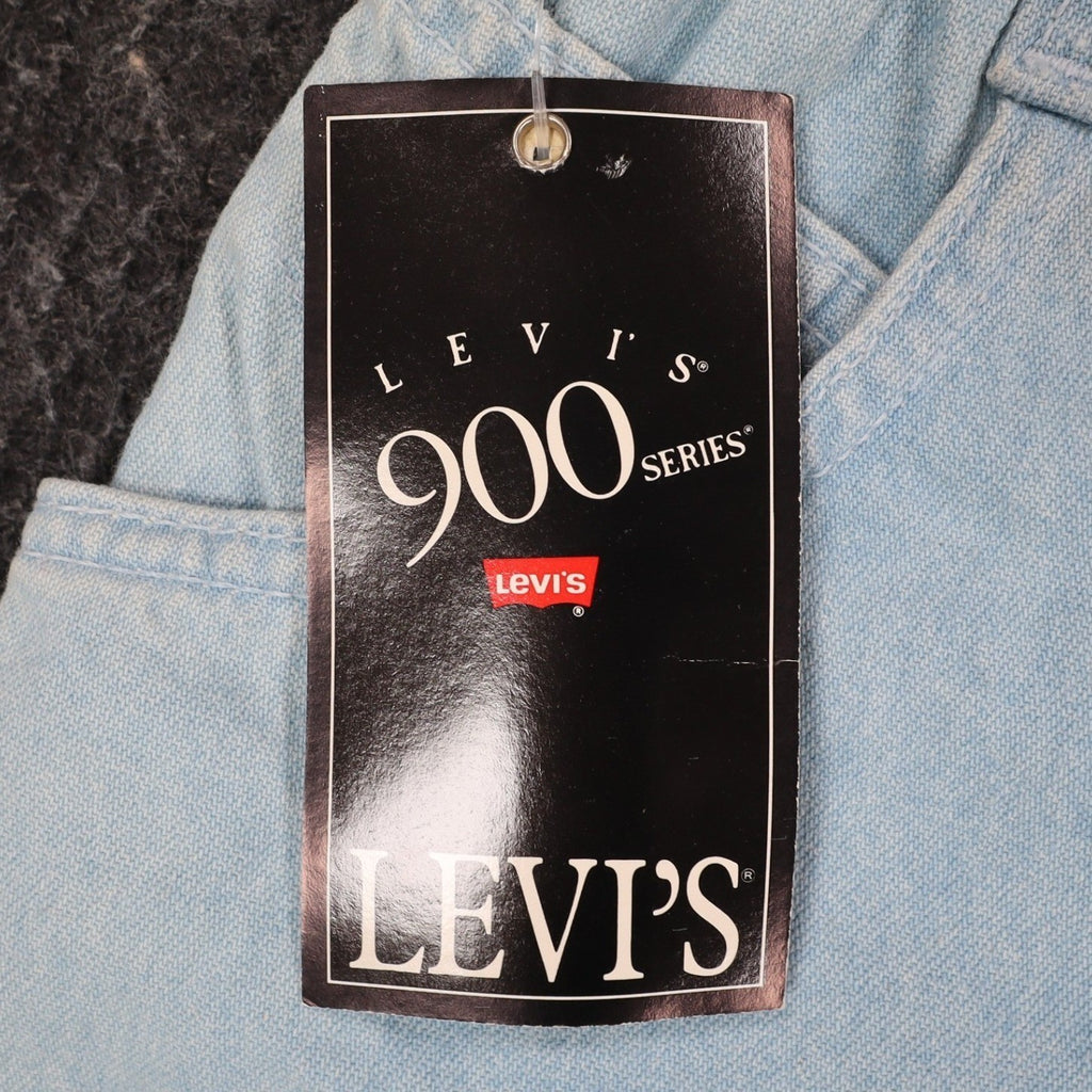 Levi's 917 Shorts Womens 12 Vintage 90s Light Wash Denim Made in USA Deadstock - take2supply
