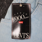 Levi's 917 Shorts Womens 12 Vintage 90s Light Wash Denim Made in USA Deadstock - take2supply