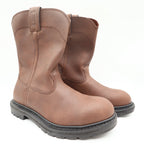 Worx By Red Wing 5701 Steel Toe Pull-On Boots Mens 9 Brown Leather NIB - take2supply