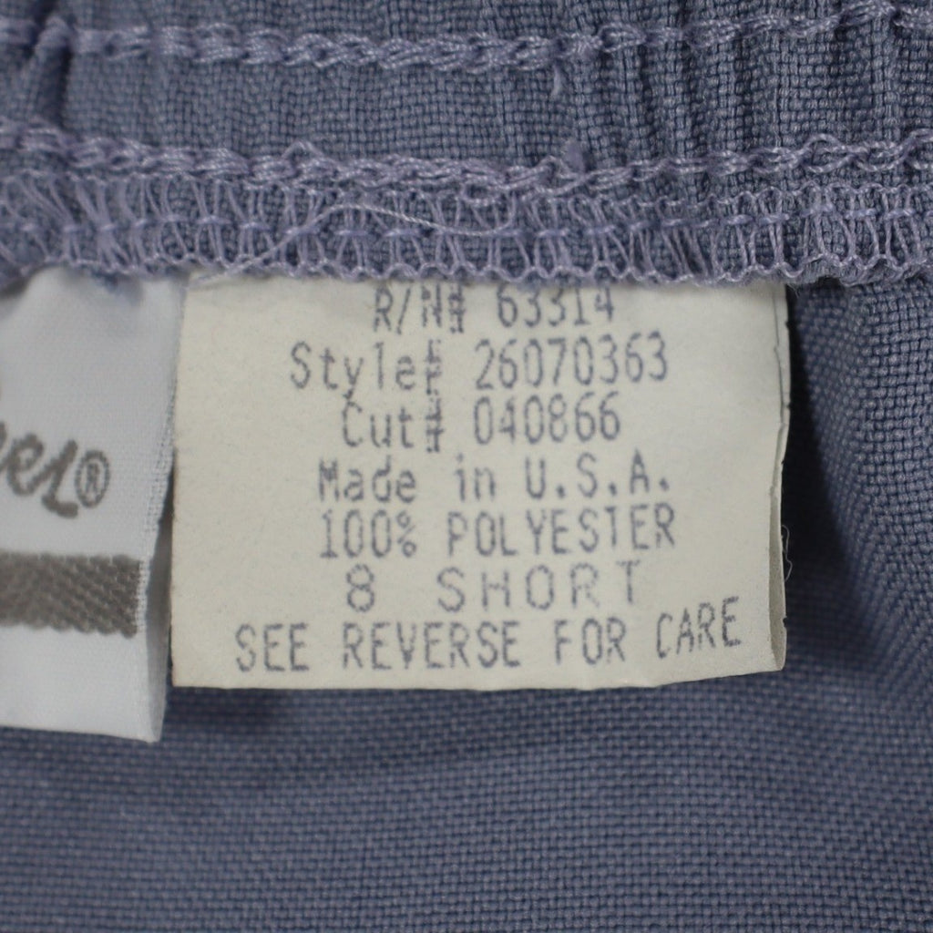 Bend Over Levi Strauss Pants Womens 8 Short Vtg 90s Blue Elastic Waist Deadstock - take2supply