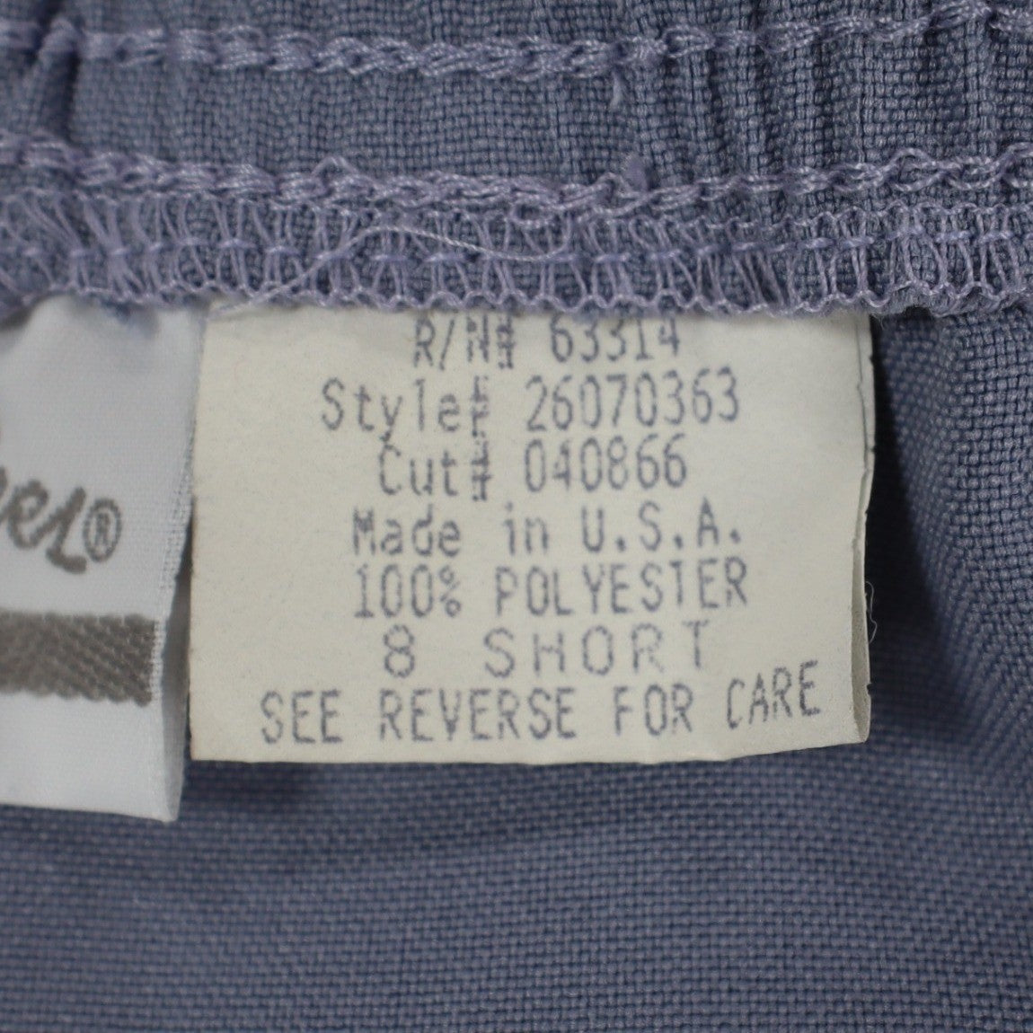 Bend Over Levi Strauss Pants Womens 8 Short Vtg 90s Blue Elastic Waist Deadstock - take2supply