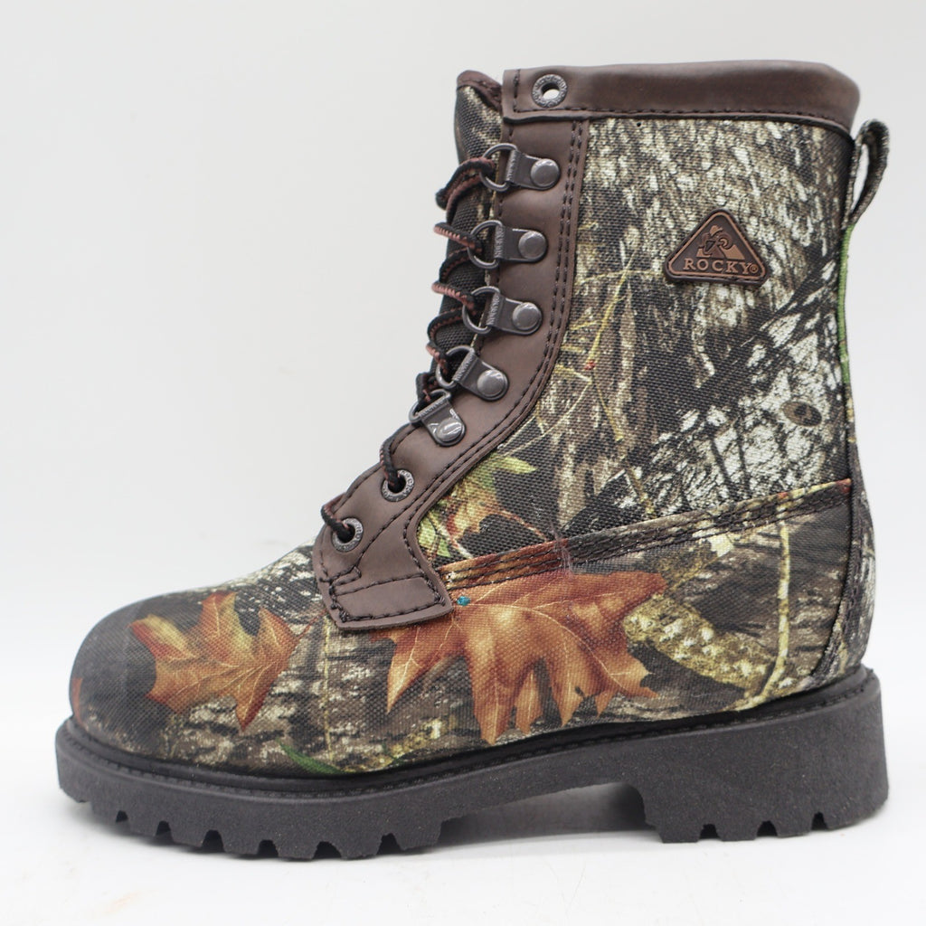 Rocky BearClaw Hunting Boots Youth 1W Camo Waterproof 800g Thinsulate FQ0003510 - take2supply