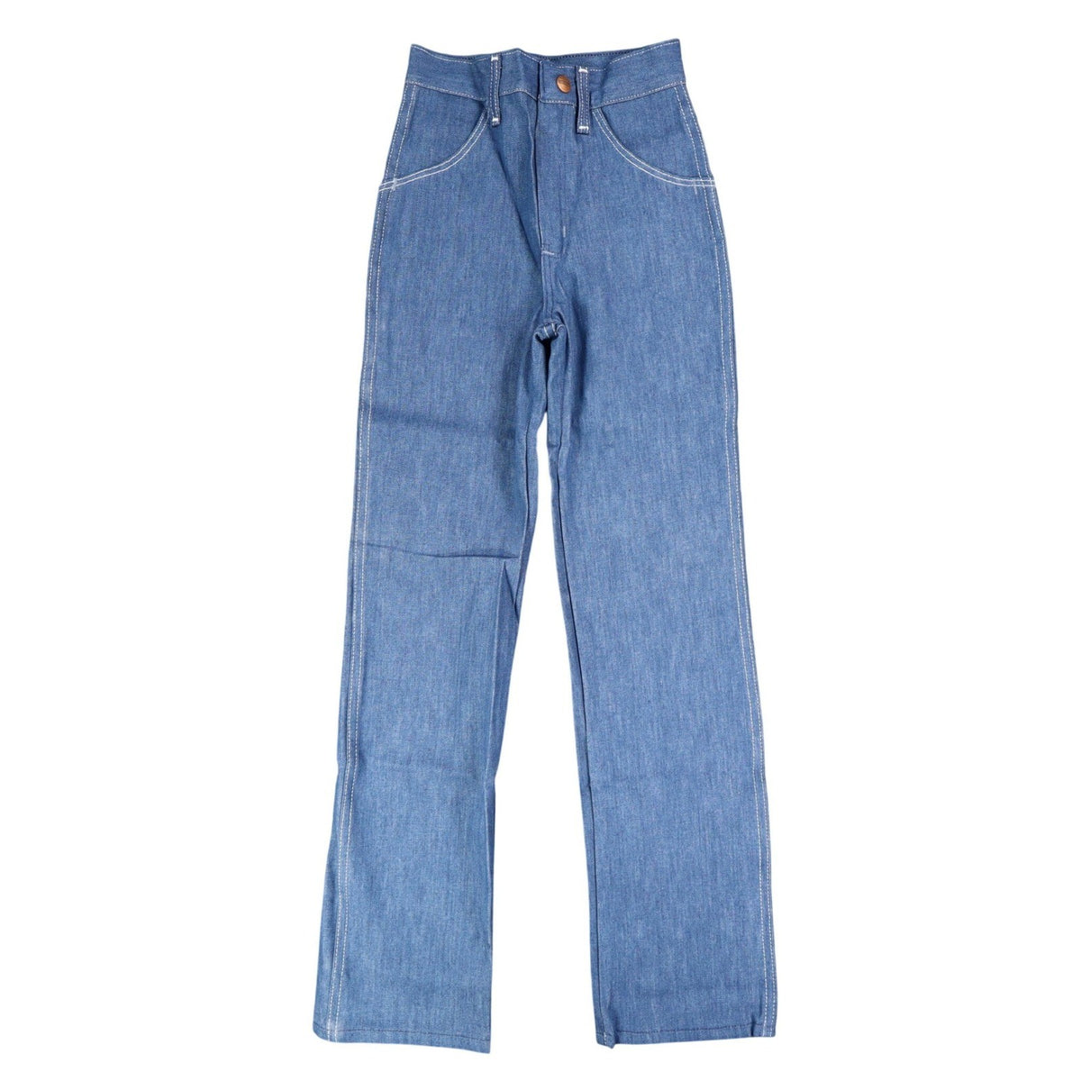 Vintage Maverick Girls Jeans 8 Slim Blue Straight Leg Denim NOS - take2supply