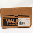 Walker Vintage Work Boots Mens 9 Brown Leather Deadstock Made In USA NIB NWT - take2supply