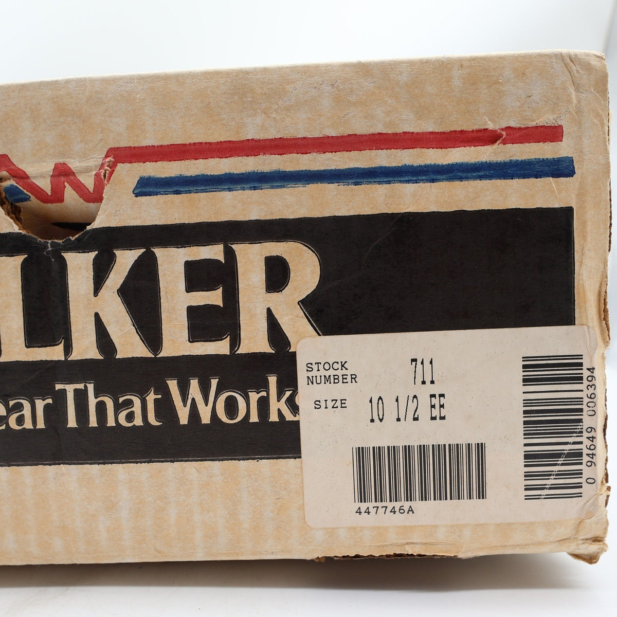 Walker Vintage 80s Work Boots Mens 10.5 EE Brown Leather NWT - take2supply