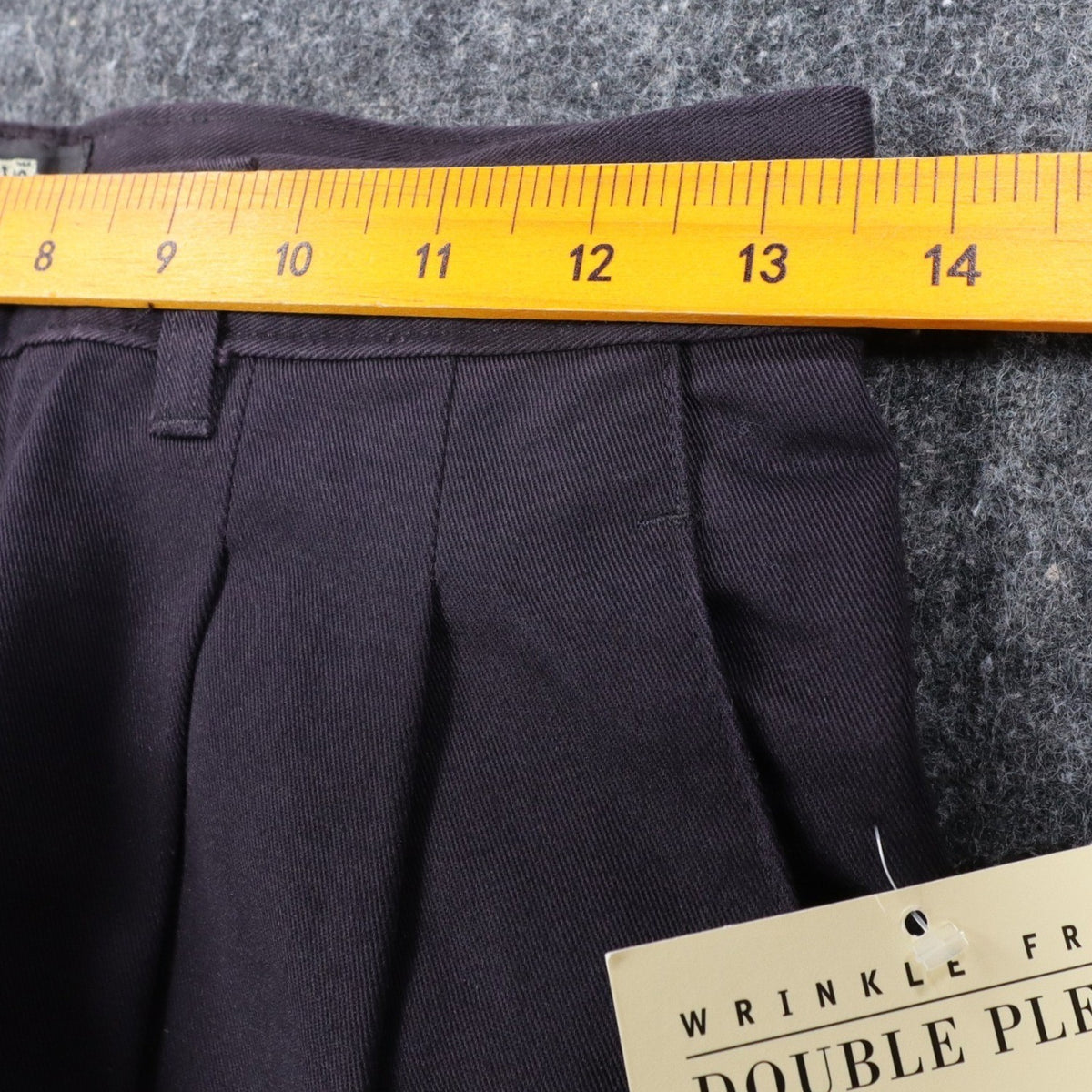 Lee Casuals Pants Womens 8 Short Vintage 90s Purple Cotton Double Pleat Trousers - take2supply