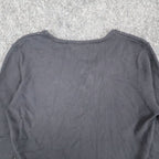 Carducci Beaded Embellished Top Womens Size S Black Rayon Blend 3/4 Sleeve NEW - take2supply