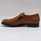 Young Explorers Lyons Monk Strap Shoes Boys 13 Vintage Brown Leather Deadstock - take2supply
