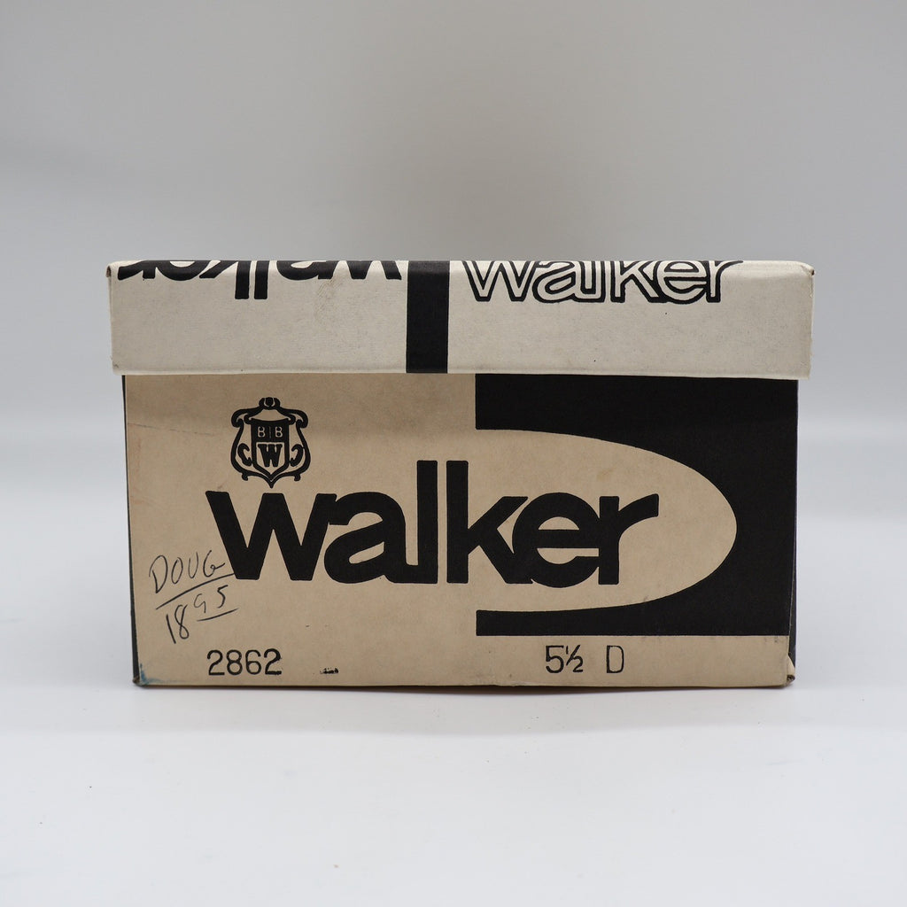 Walker Oxford Sneakers 5.5 D Vintage Brown Suede Gum Sole Deadstock Retro - take2supply
