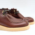 Walker Brand Wallabee Boots Youth 12.5D Vintage Brown Leather Crepe Sole USA - take2supply