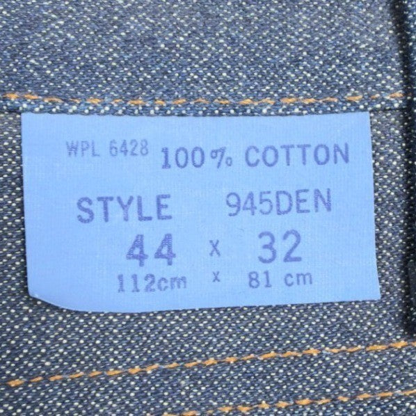 Wrangler Vintage 80s Bootcut Jeans Mens 44x32 Blue Cotton USA Made NOS NWT - take2supply