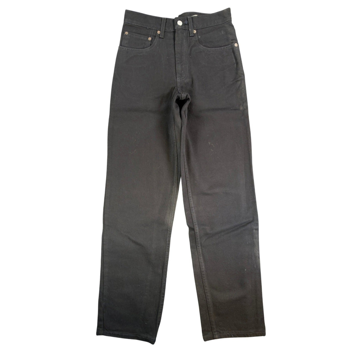Levis 550 Student Jeans 29x32 Vintage 90s Relaxed Fit Black Cotton NWT Deadstock - take2supply