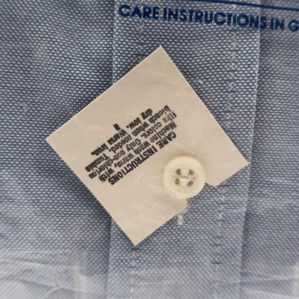 Kaynee Oxford Shirt Boys 6 Light Blue Long Sleeve Cotton Blend USA NWT - take2supply