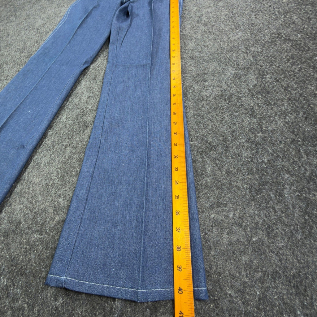Maverick Vintage 70s Boot Flare Jeans Boys 16 Regular Blue Denim NWT Deadstock - take2supply