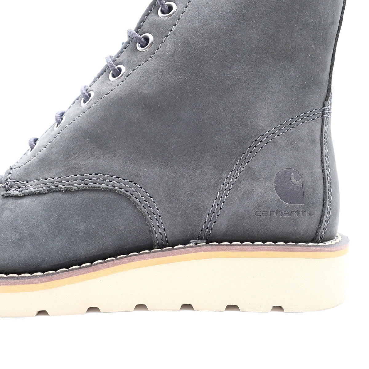 Carhartt Moc Toe Wedge Boot Women 9 Black Leather Work Boots FW6027-W New - take2supply