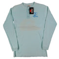 Buffalo Mens Large Vintage Henley Shirt Deadstock USA Made Mint Green Skier L - take2supply
