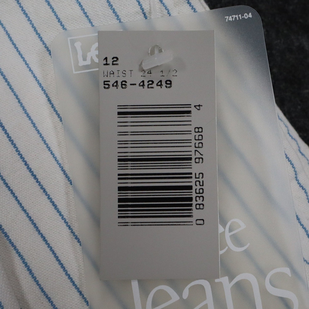 Lee Vintage 90s Pinstripe Pleated Shorts Womens 12 High Rise Cotton White Blue - take2supply