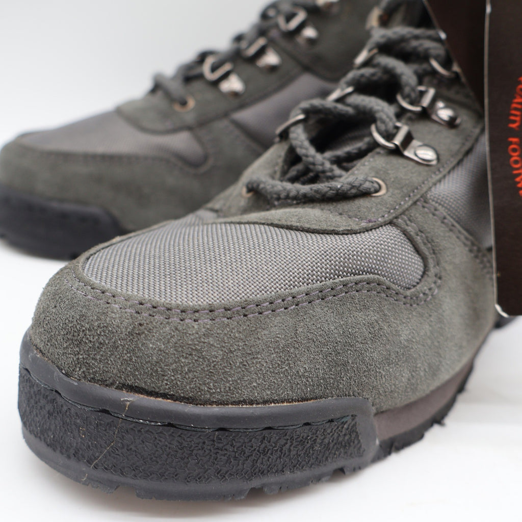Lake Of The Woods 7000 Hiking Boots Mens 7M Vintage Deadstock Gray Leather Korea - take2supply