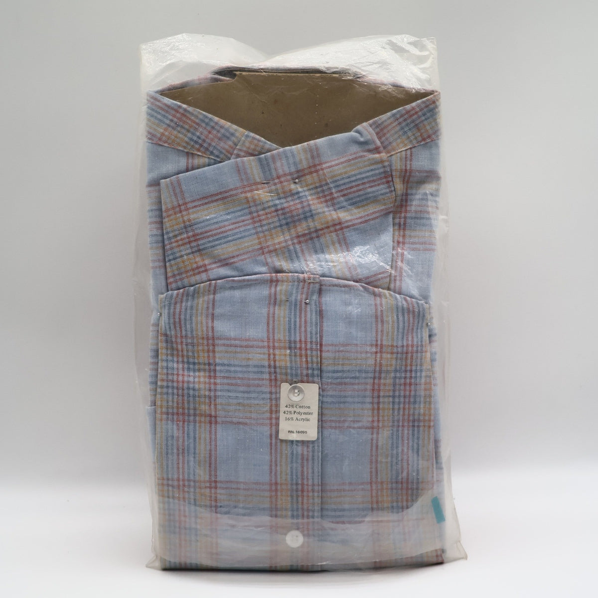 Bellcraft Shirt Boys 10 Blue Red Plaid Long Sleeve Permanent Press USA NWT - take2supply