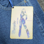 Wrangler Y2K Cowboy Cut Jeans Womens 7/8 x 34 Blue Denim Bootcut NWT - take2supply