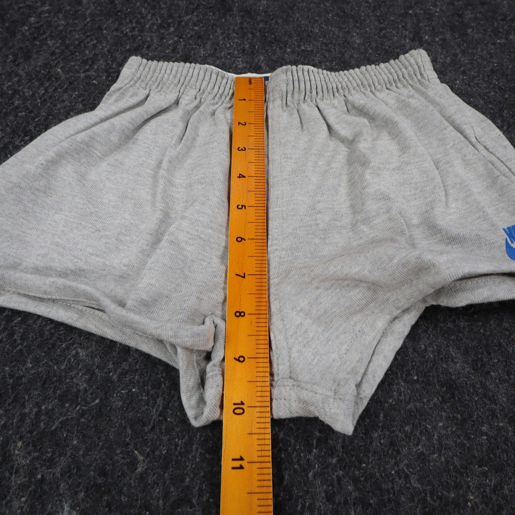 Nike Vintage 80s Shorts Boys L 14-16 Grey Blue Tag Deadstock Made in USA C1054 - take2supply