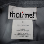 That's Me! Dress Pants Womens 8 Vintage 90s Steel Gray High Rise Straight Leg - take2supply