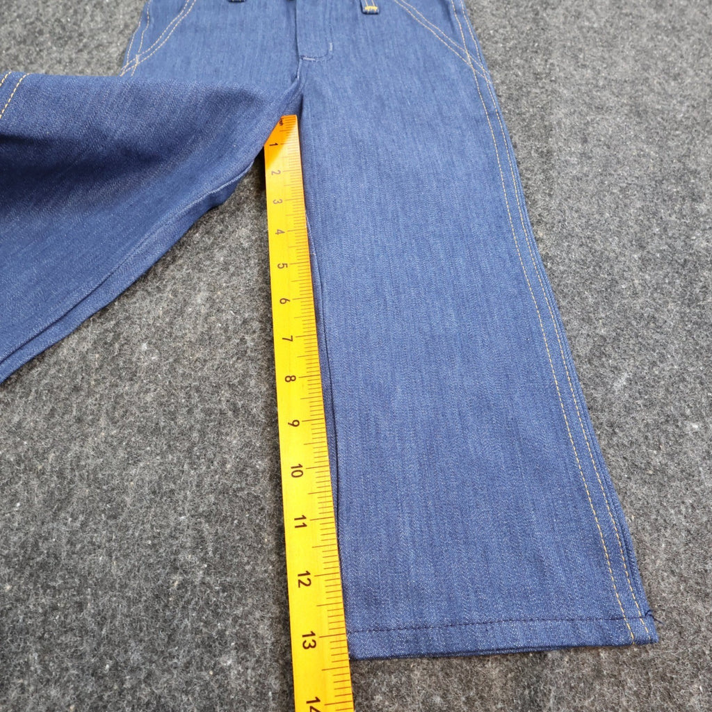 Young Maverick Vintage 70s Straight Leg Jeans Boys 3 Blue Denim NWT USA - take2supply