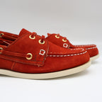 Vintage Boat Shoes Mens 8 Rust Red Suede Deadstock Mexico Moccasin W54421 - take2supply