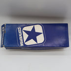 Converse Road Star Boy's Size 3 Vintage 80s Blue Nylon Suede Sneakers Deadstock - take2supply