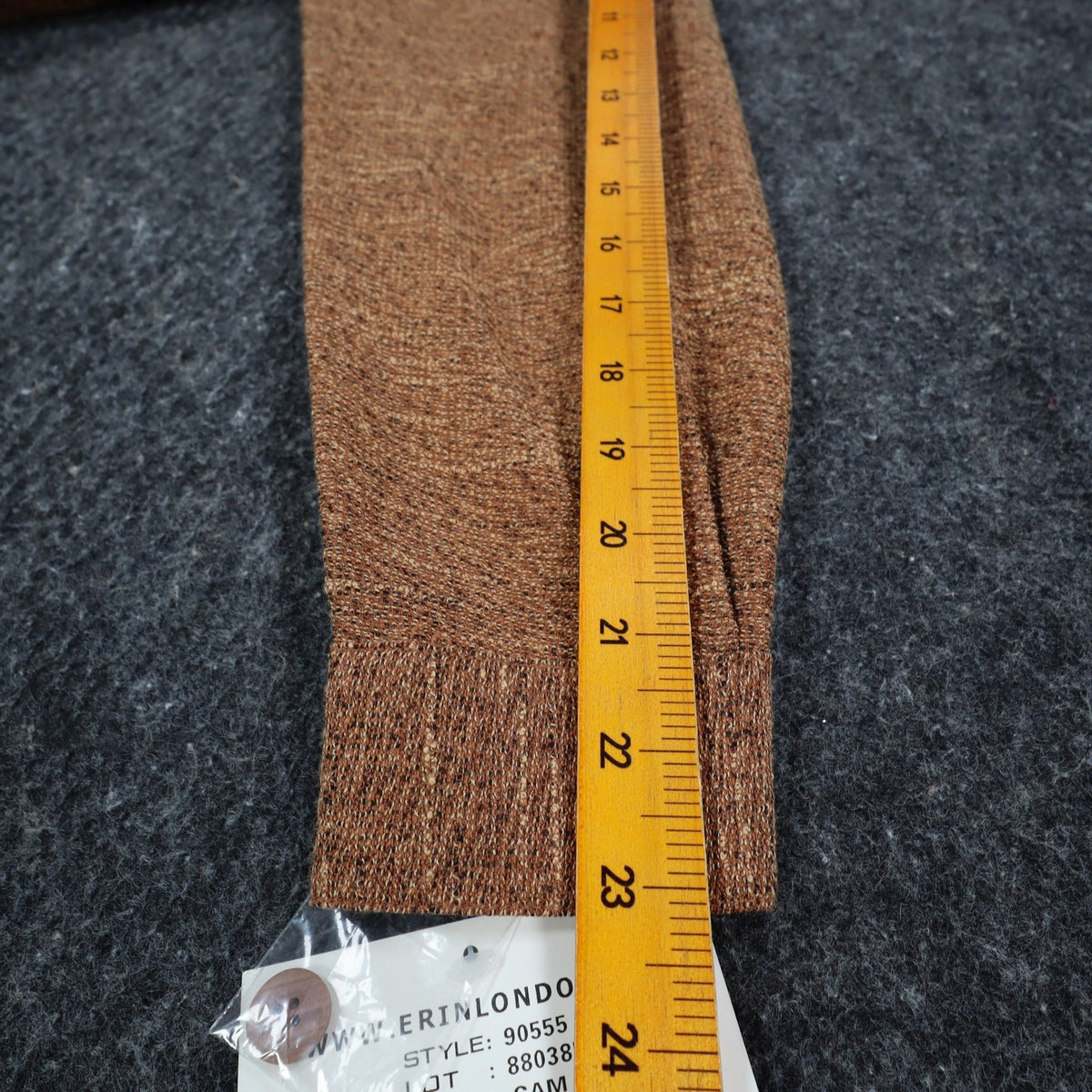Erin London Jacket Womens S Camel Brown Textured Zip Front Collared NWT NOS - take2supply