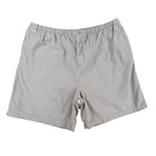 Falls Creek Shorts Mens XL Tan 100% Cotton Elastic Waist Relaxed Casual Khaki - take2supply