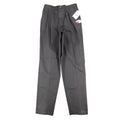 Lee Tapered Leg Pants Womens 16 L Black Smart Fabric Side Elastic Pleated C863 - take2supply