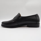 Nunn Bush Edgar Loafers Mens 9 M Black Tumbled Leather Comfort Gel Shoes 85533 - take2supply