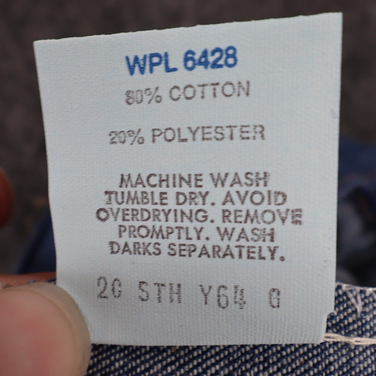 Young Maverick Boot Jean Kids 4 Vintage 70s Blue Denim Deadstock USA 75M16WD - take2supply
