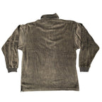 Paulo Avanti 90s Vintage Quarter Zip Pullover Mens Medium Brown Cotton Blend NWT - take2supply