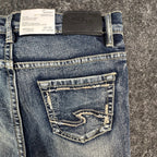 Silver Jeans Co Tammy Bootcut Girls 10 Blue Denim Stretch Mid Rise NWT - take2supply
