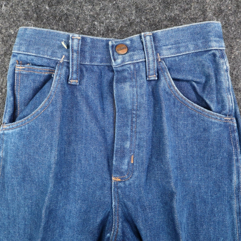 Young Maverick Jeans Girls 10 Slim Vintage 80s Blue Cotton Straight Deadstock - take2supply