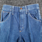 Young Maverick Jeans Girls 10 Slim Vintage 80s Blue Cotton Straight Deadstock - take2supply