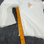 Levi's Y2K Bermuda Shorts Girls 14 White Ramie Cotton NWT C681 - take2supply