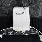 Lanalee Sweater Womens XL/1X Black White Striped Colorblock Back Zip Cotton Knit - take2supply