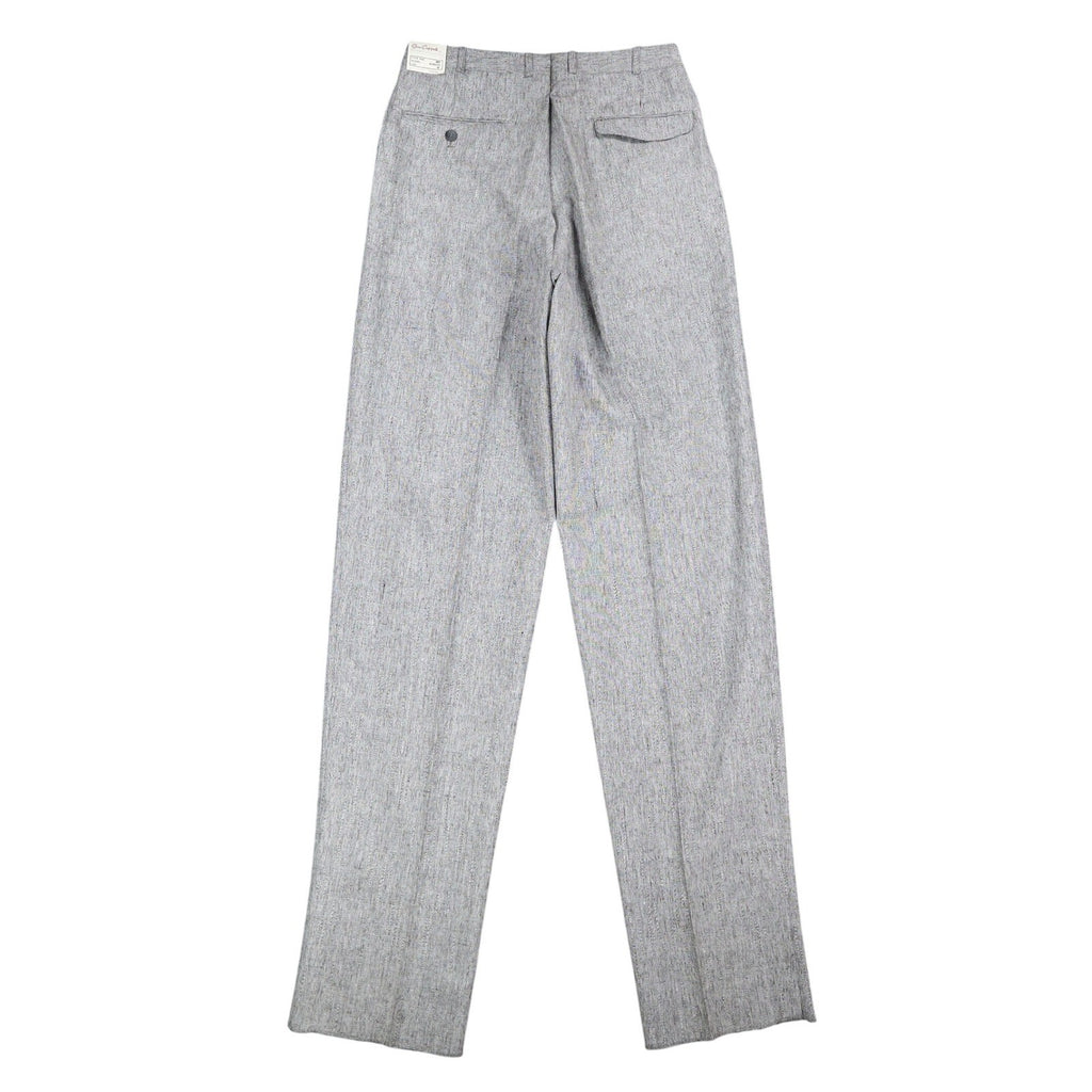 Gino Cappeli Trousers Mens 32 Vintage 90s Gray Pleated Romano Dress Pants NEW - take2supply