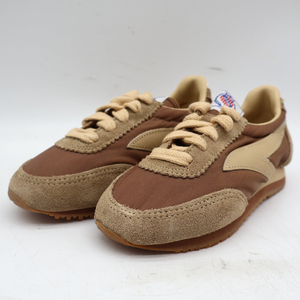 AAU Shoes LW 101 Kids Size 11.5 Vintage Deadstock Tobacco Brown Running Sneakers - take2supply