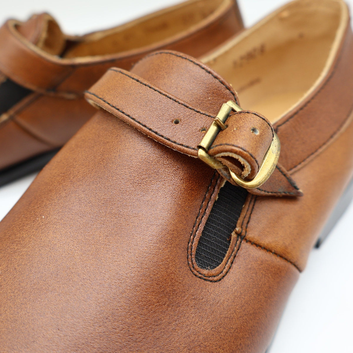 Young Explorers Lyons Boys Loafers 2.5 Vintage Leather Monk Strap Antique Brass - take2supply