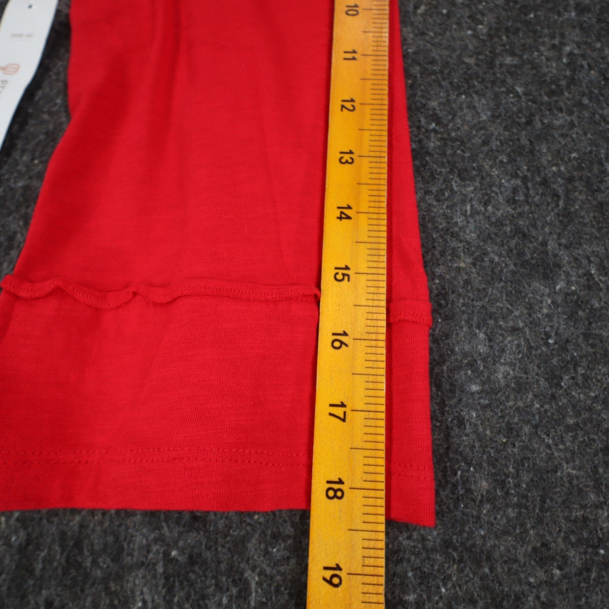 Erin London Womens L Red Cotton Hooded Tunic Top 3/4 Sleeve NWT - take2supply